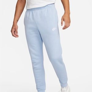 Nike Sportswear Club Fleece Pants in Light Blue